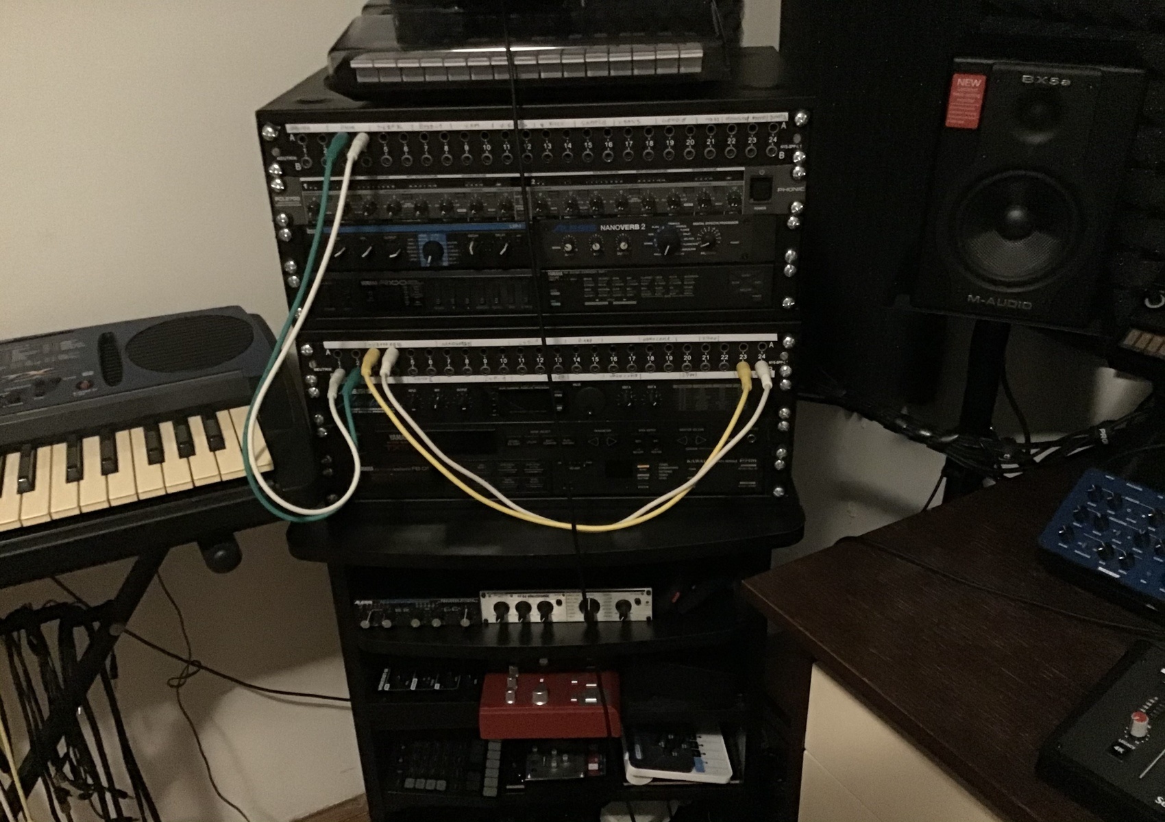 Electronic Studio Setup by davor_tosovic featuring Yamaha TX81Z, Yamaha FB-01, and Yamaha AWM Sound Expander EMT-1 and 19 more pieces of gear