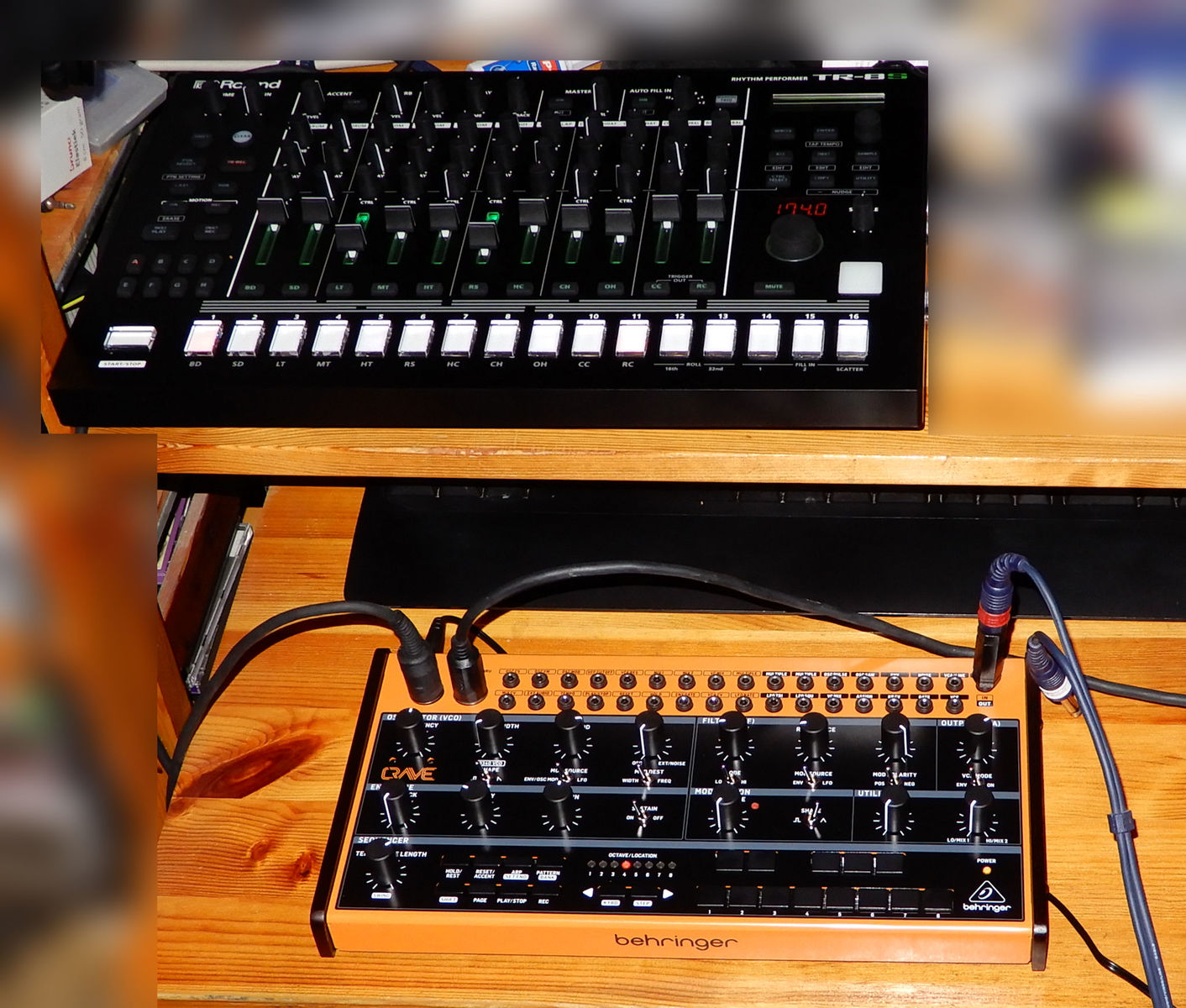 Roland Drum Kit by dj_murray featuring Roland AIRA TR-8S and Behringer Crave