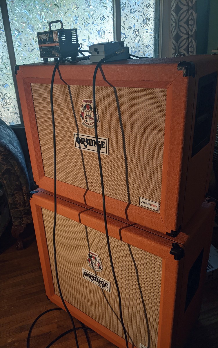 Music Gear Setup by death_in_appalachia featuring Orange Amplifiers Crush Pro CR120C 120W 2x12 Guitar Combo Amp