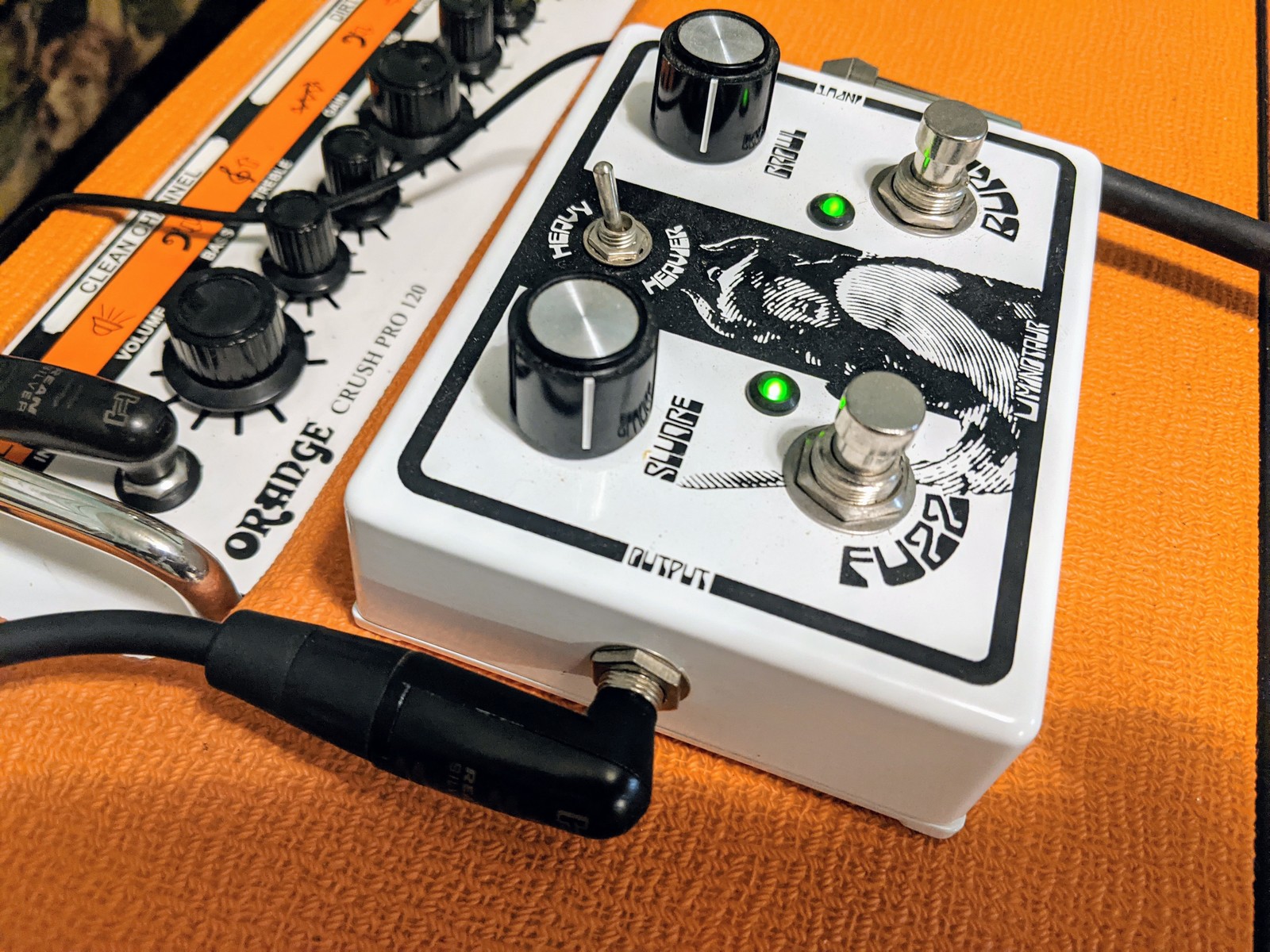Pedalboard by death_in_appalachia featuring Minotaur Sonic Terrors Fuzz & Burn