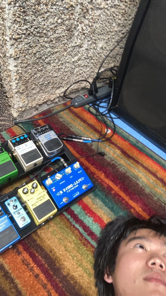 Electronic Studio Setup by ryanhislop featuring Fulltone Full-Drive2 Mosfet, Boss SD-1 Super OverDrive, and Behringer DR600 Digital Reverb and 3 more pieces of gear