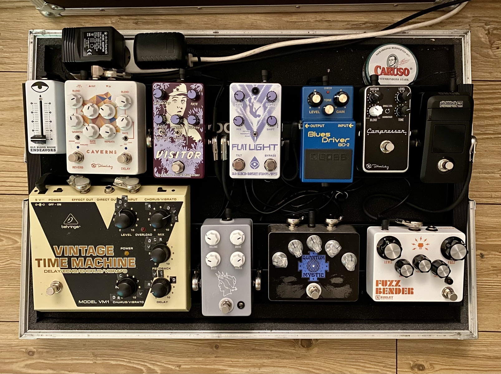 Country Pedalboard by ranta_official featuring Keeley Fuzz Bender, Korg PB-1 Pitchblack, and Keeley Compressor Plus and 8 more pieces of gear