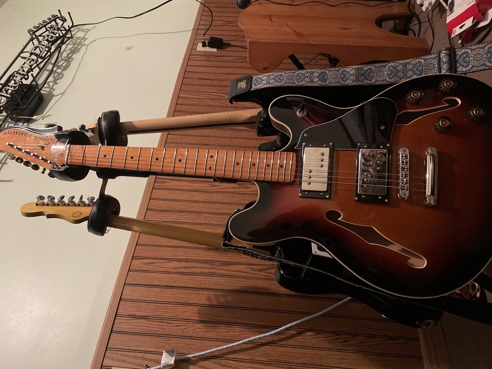 Music Gear Setup by grandaddyjeff featuring Squier Classic Vibe Starcaster