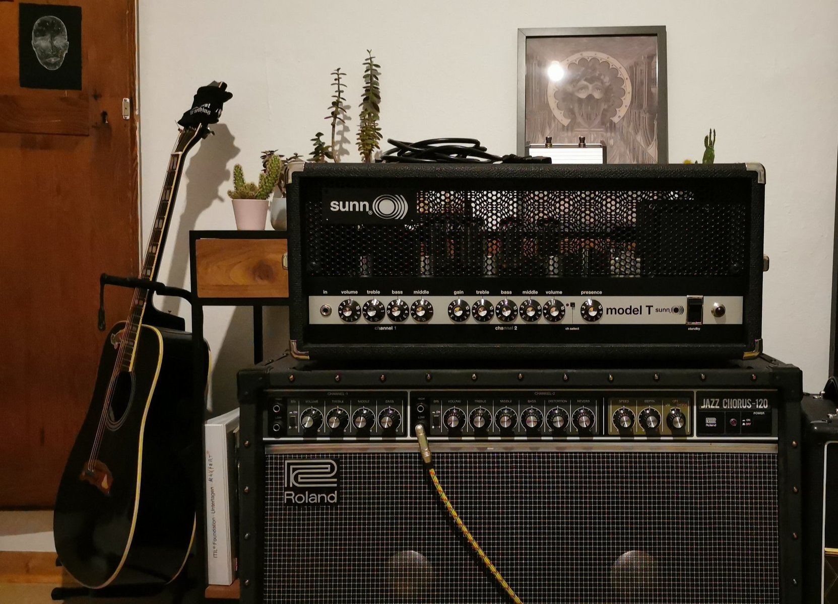 Roland Amp Rig by mthvsn featuring Sunn Model T Reissue and Roland JC-120 Jazz Chorus