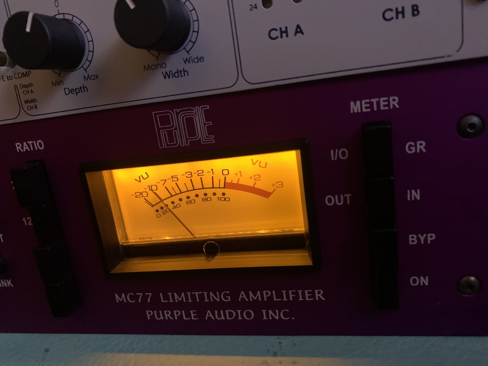 Music Gear Setup by jamescassidy featuring Purple Audio MC77 Limiting Amplifier