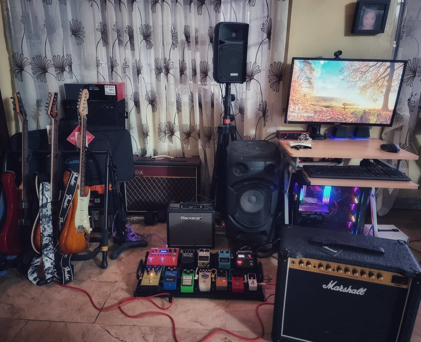 Pedalboard by citizenbystander featuring Boss BD-2W Blues Driver Waza Craft, Marshall BB-2 Bluesbreaker II, and Electro-Harmonix Op-Amp Big Muff Pi and 16 more pieces of gear