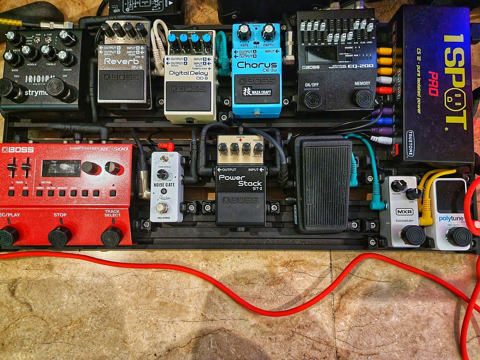 Boss Pedalboard by citizenbystander featuring Strymon Iridium Amp & IR Cab, Boss RV-6 Reverb, and Boss DD-8 Digital Delay and 8 more pieces of gear