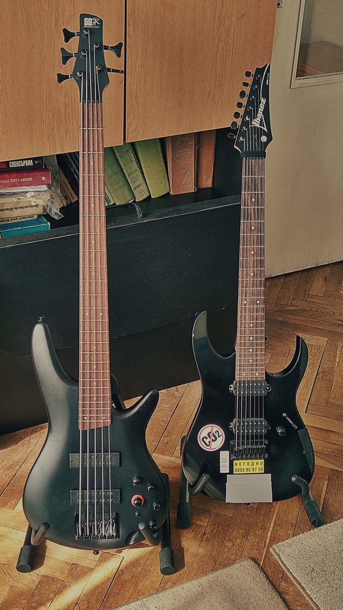 Music Gear Setup by linkoutchannel featuring Ibanez RG7421 and ibanez SR305EB