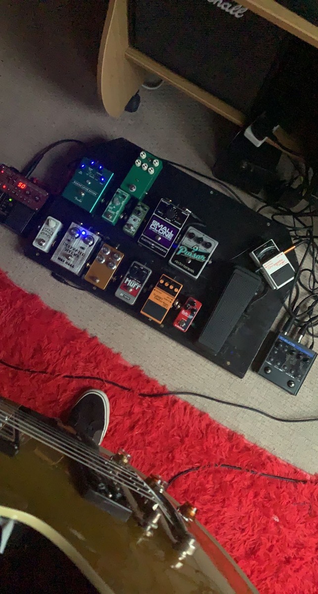 Pedalboard by michaelpole featuring Boss TU-3 Chromatic Tuner, Dunlop GCB-95 Cry Baby, and TC Electronic Sub 'N' Up Mini Octaver and 14 more pieces of gear