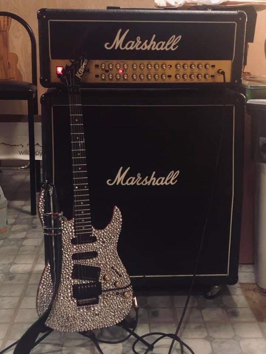 Metal Music Gear Setup by mattsmithme featuring Marshall JVM410H