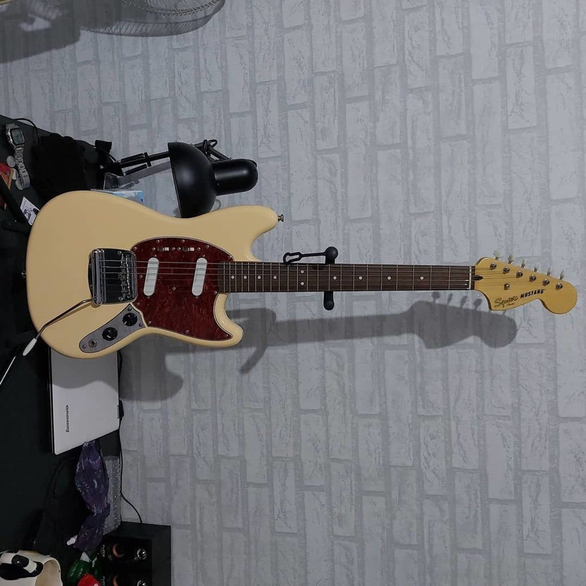 Music Gear Setup by ocrepus77 featuring Squier Vintage Modified Mustang