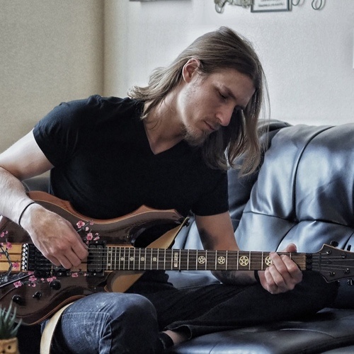 Photo of LTD ESP LTD F-2e in a guitar