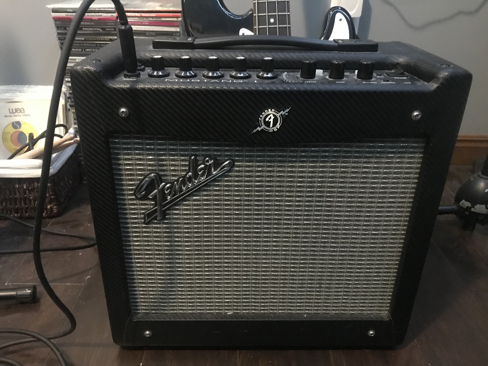 Music Gear Setup by andrewwilton99 featuring Fender Mustang I