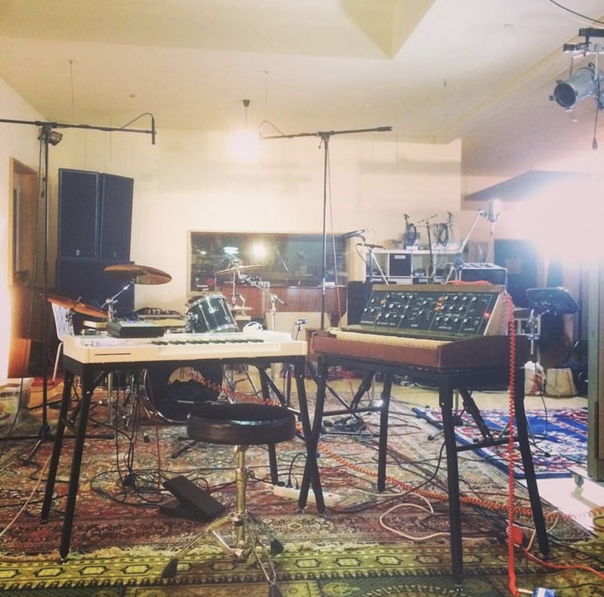 Electronic Studio Setup by audiac featuring Moog Minimoog Model D and Manikin Electronic Memotron