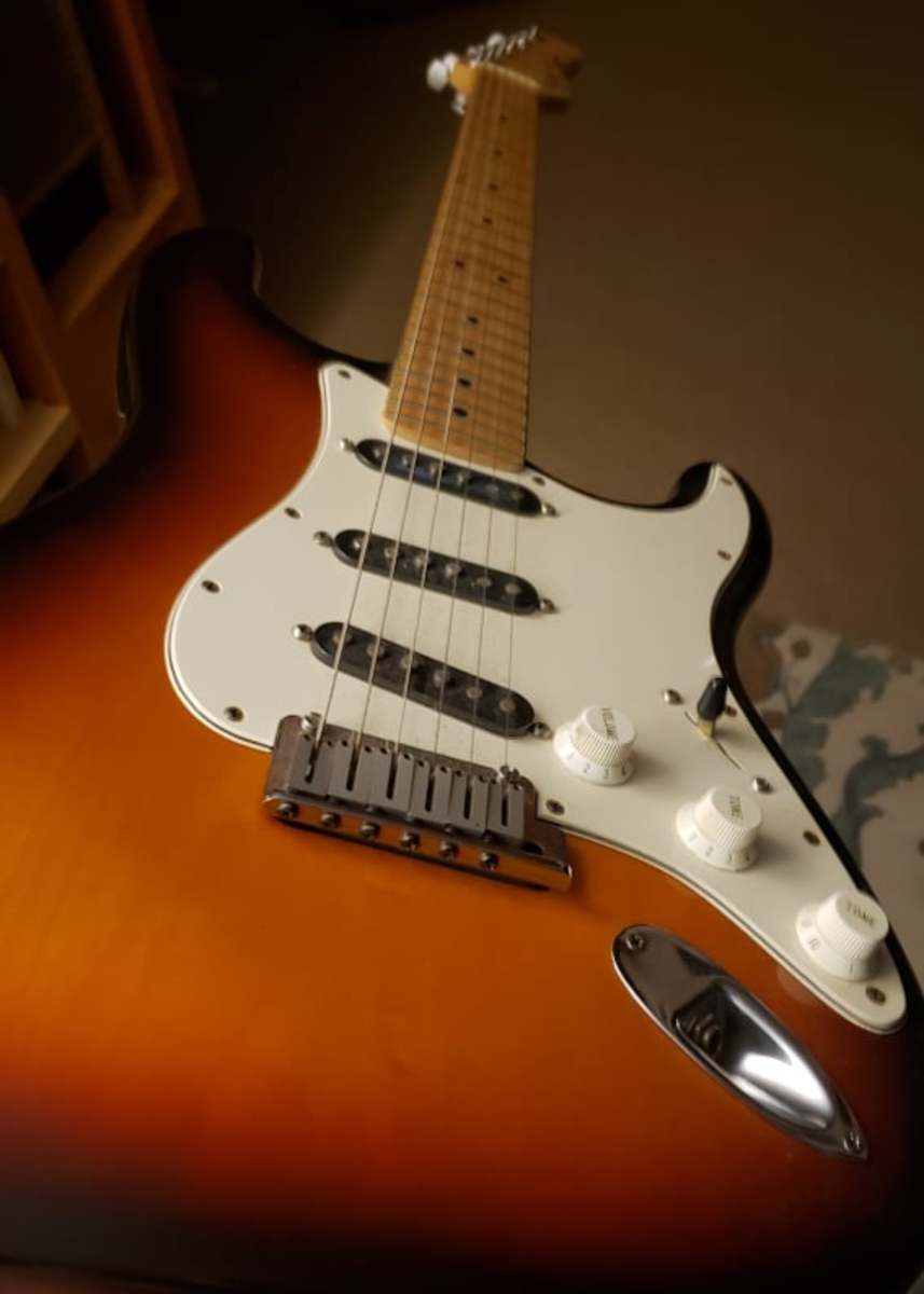 Music Gear Setup by andrew_phillip featuring Fender Stratocaster American Traditional