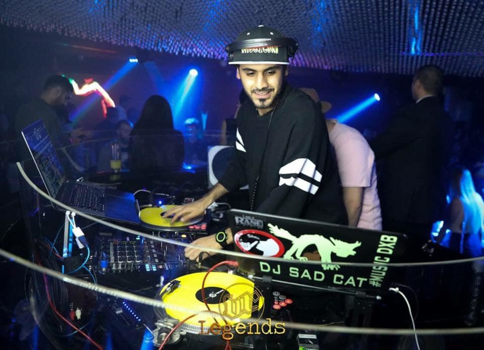 Electronic DJ Setup by djsadcat featuring Sennheiser HD 25 Headphones