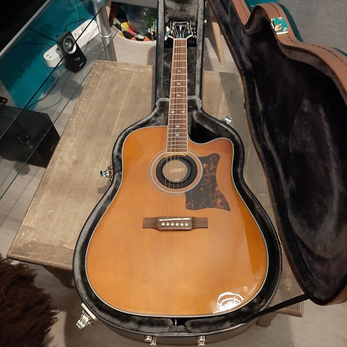 Music Gear Setup by cjzonneveld featuring Epiphone Masterbilt DR-500MCE Natural Color