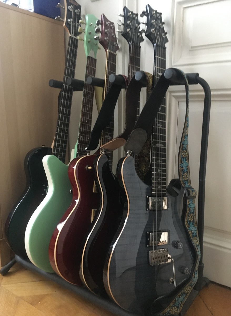 Metal Music Gear Setup by h_pr featuring PRS SE Custom 22, PRS SE Custom 24, and PRS SE 245 Standard Electric Guitar and 5 more pieces of gear