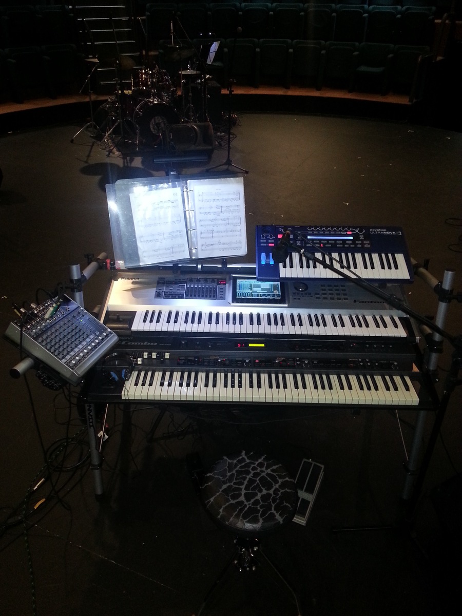 Live Rig by heberthsouza featuring Roland VR-760, Roland Fantom G7, and Novation UltraNova and 3 more pieces of gear