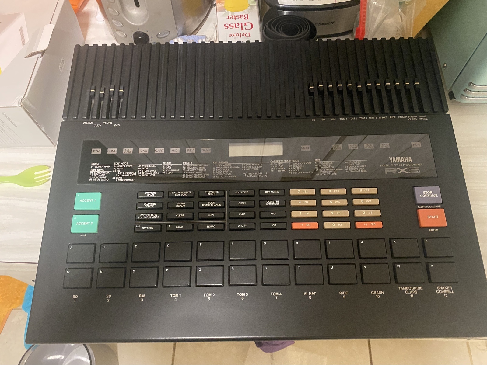 Drum Kit by burntsystems featuring Yamaha RX-5