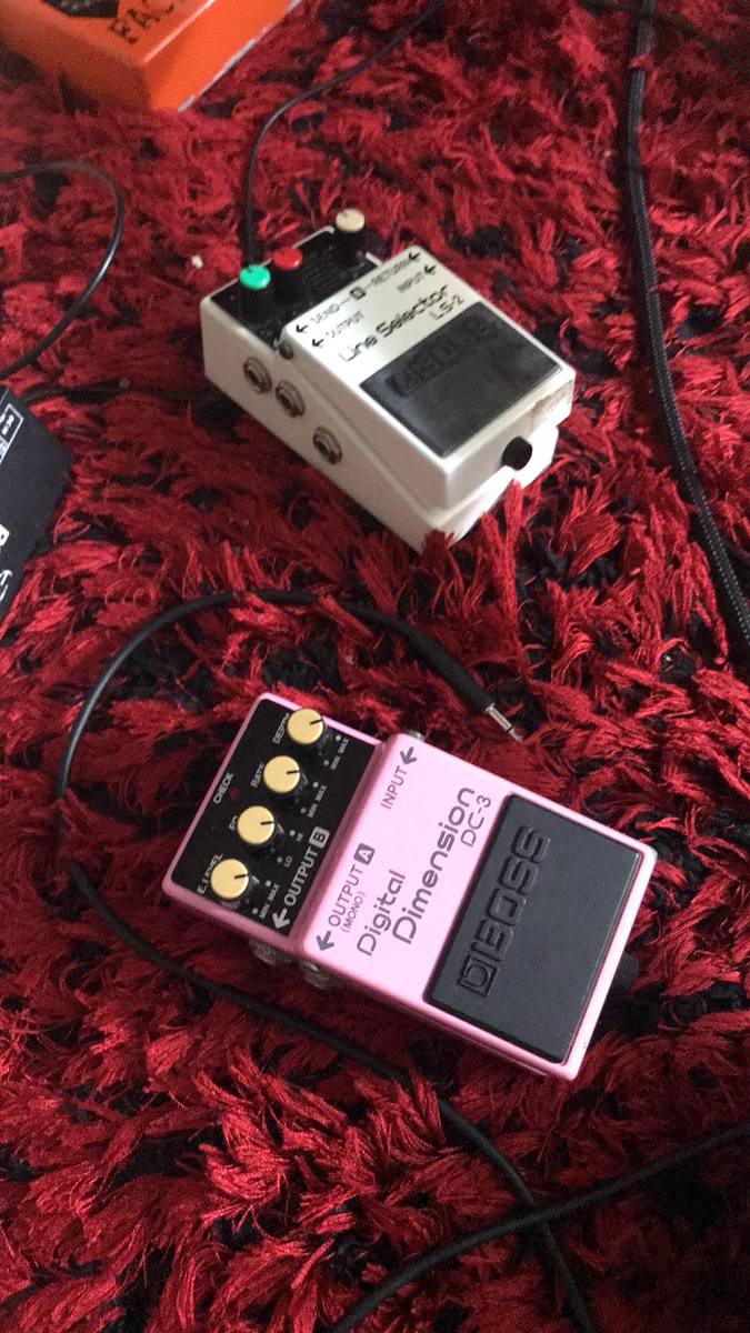 Music Gear Setup by matthewjwilesmith featuring Boss DC-3 Digital Dimension and Boss LS-2 Line Selector
