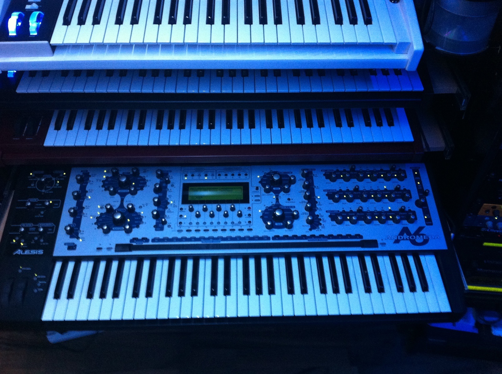 Electronic DJ Setup by rettervondunkel featuring Alesis A6 Andromeda Synthesizer
