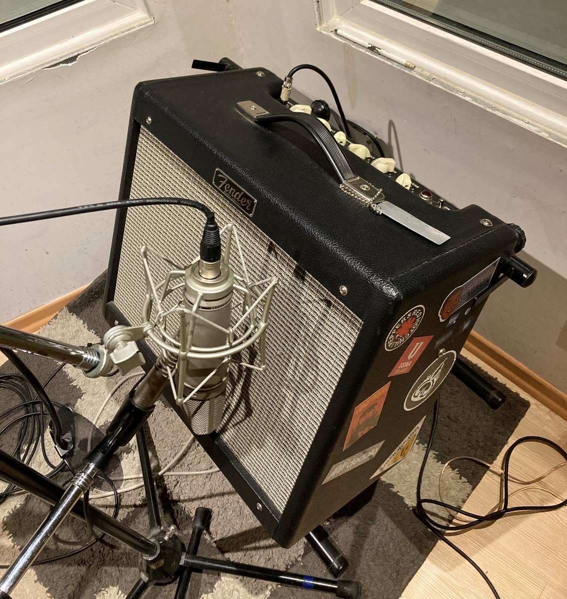 Country Studio Setup by mati_lustman featuring Fender Blues Junior IV and Neumann U67