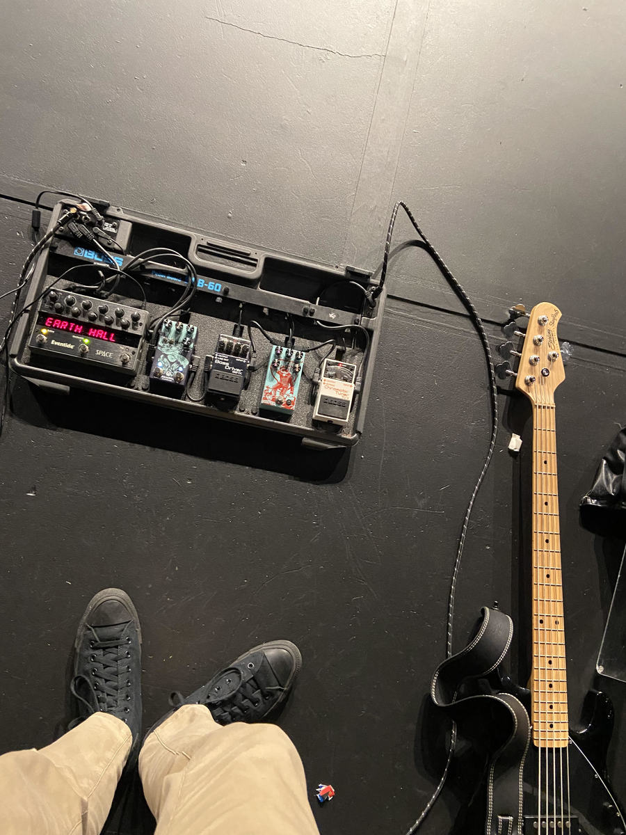 Pedalboard by aaron_harmeling featuring Ernie Ball Music Man Sterling Stingray 5 Bass, Boss TU-3 Chromatic Tuner, and Walrus Audio Deep Six Compressor V1 and 3 more pieces of gear
