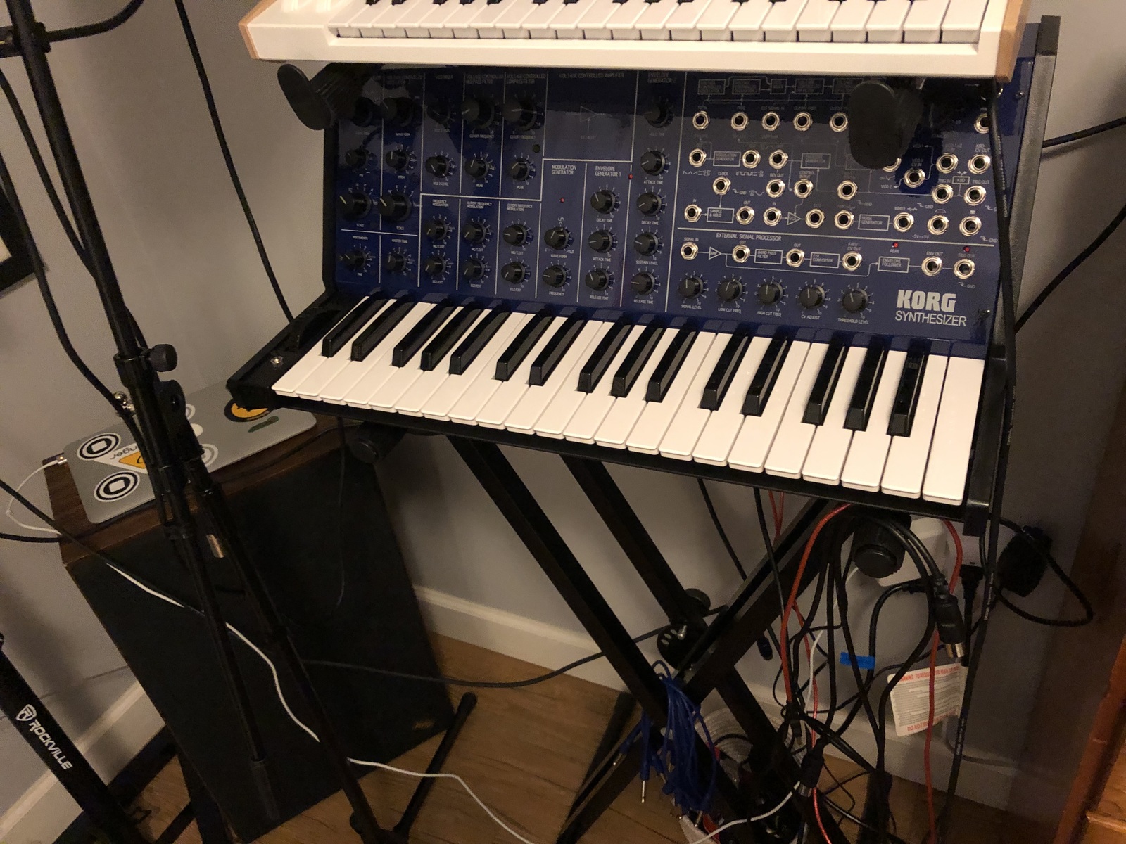 Synth Setup by cellophane_riot featuring Korg MS-20 FS Blue