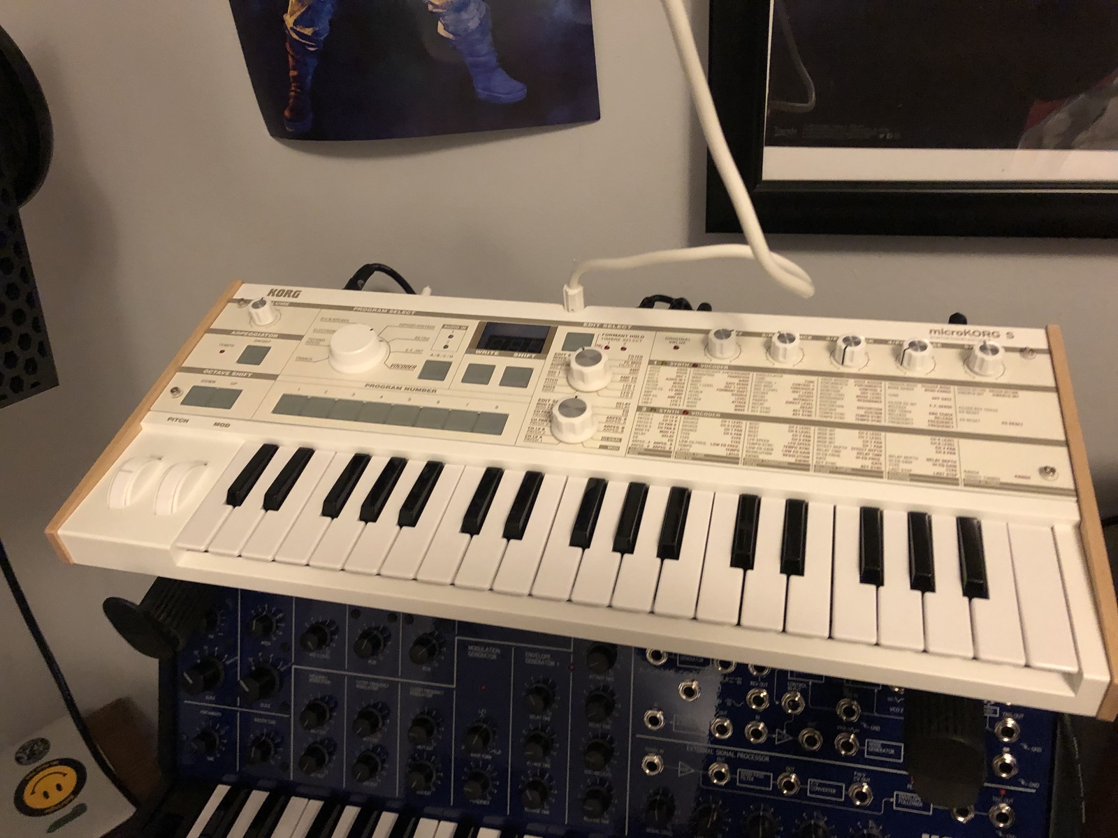 Electronic Synth Setup by cellophane_riot featuring Korg microKORG S