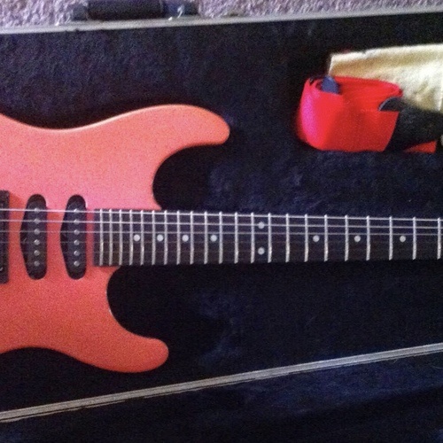Photo of Fender HM Stratocaster in a guitar