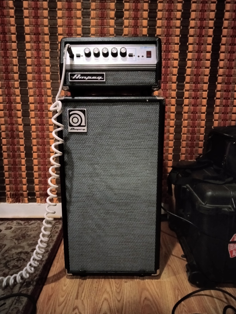 Amp Rig by fridaychild featuring Ampeg Micro-VR Stack