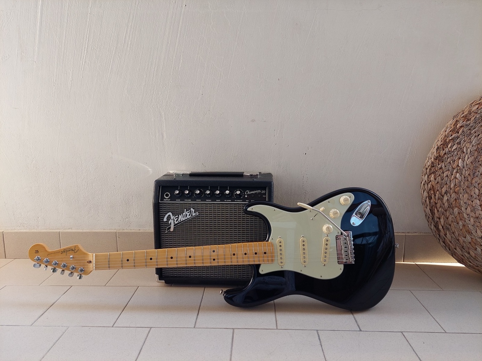 Music Gear Setup by canali80 featuring Fender American Professional II Stratocaster and Fender Champion 20