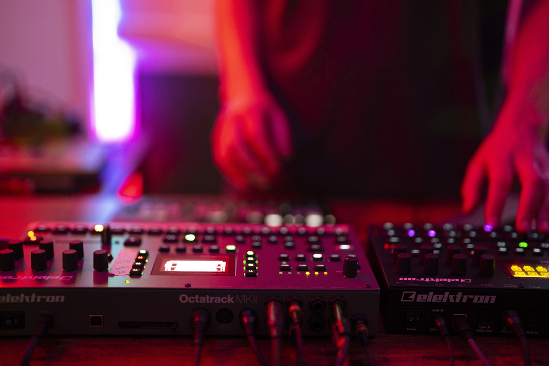 Elektron Live Rig by hanjo featuring Elektron Octatrack MKII, Elektron Digitakt, and Korg nanoKEY Studio