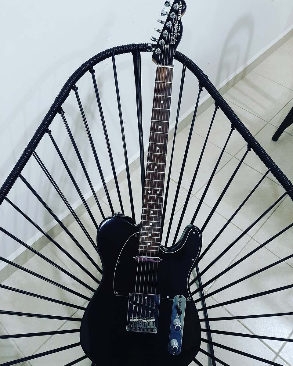 Music Gear Setup by intersonico featuring Squier Black & Chrome Standard Telecaster