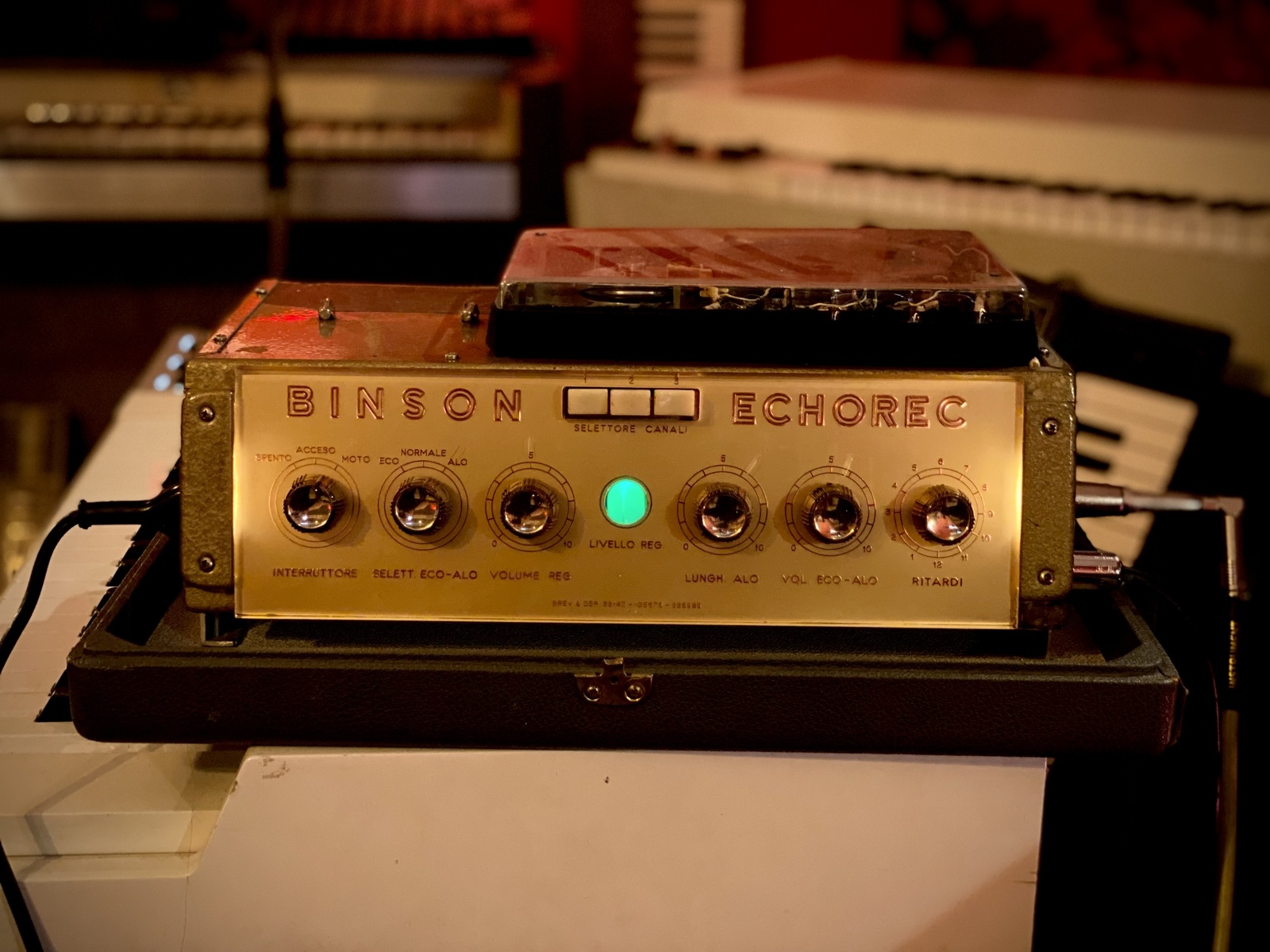 Studio Setup by rothhandlestudios featuring Binson Echorec B1