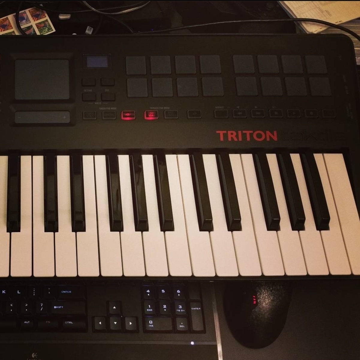 Synth Setup by pr4xxis featuring Korg Triton taktile 49