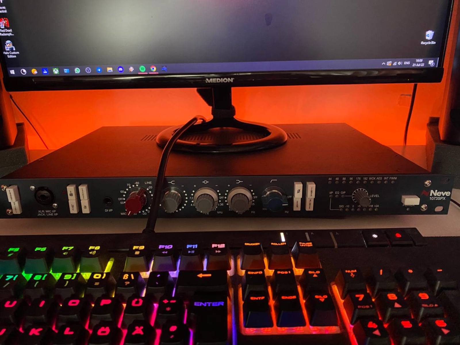 Music Gear Setup by edd_ward featuring AMS Neve 1073 SPX Preamp / EQ
