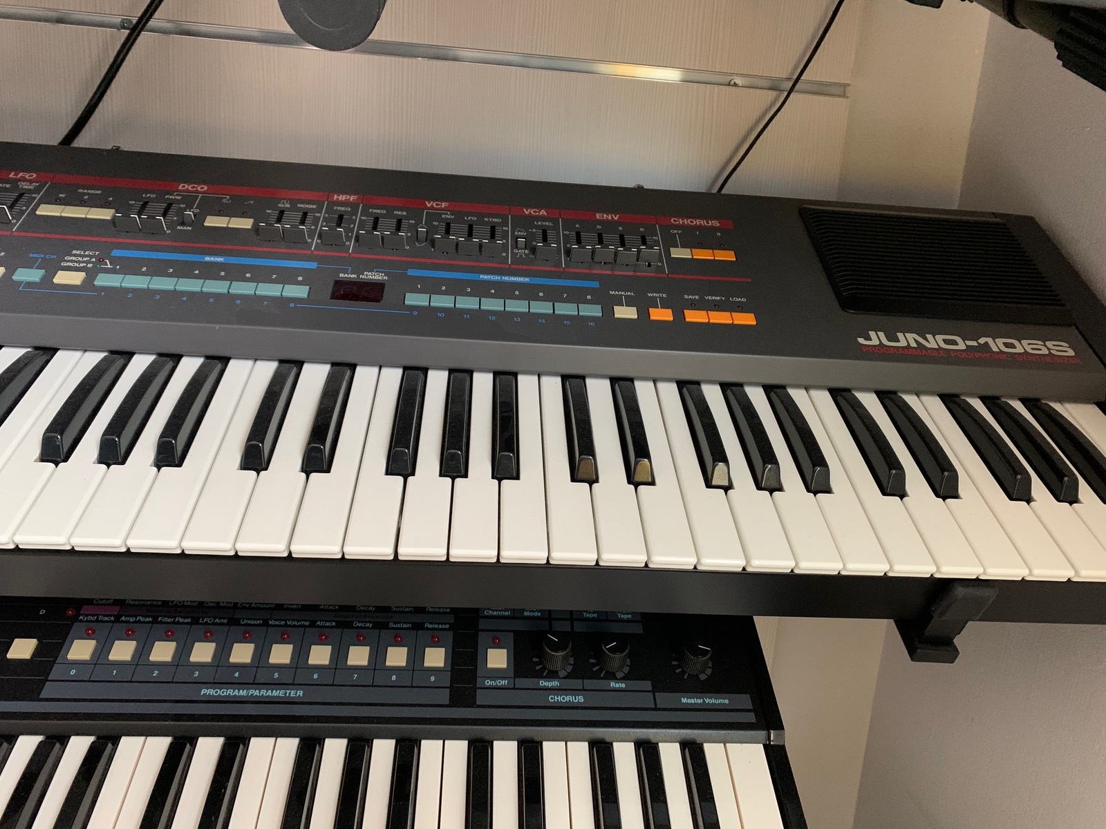 Electronic Synth Setup by yeager101 featuring Roland Juno-106