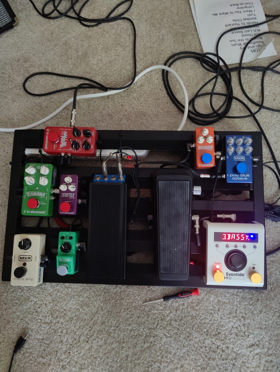 TC Electronic Pedalboard by jjandrade featuring Eventide H9 Max, MXR M133 Micro Amp, and MXR M306 Poly Blue Octave and 6 more pieces of gear