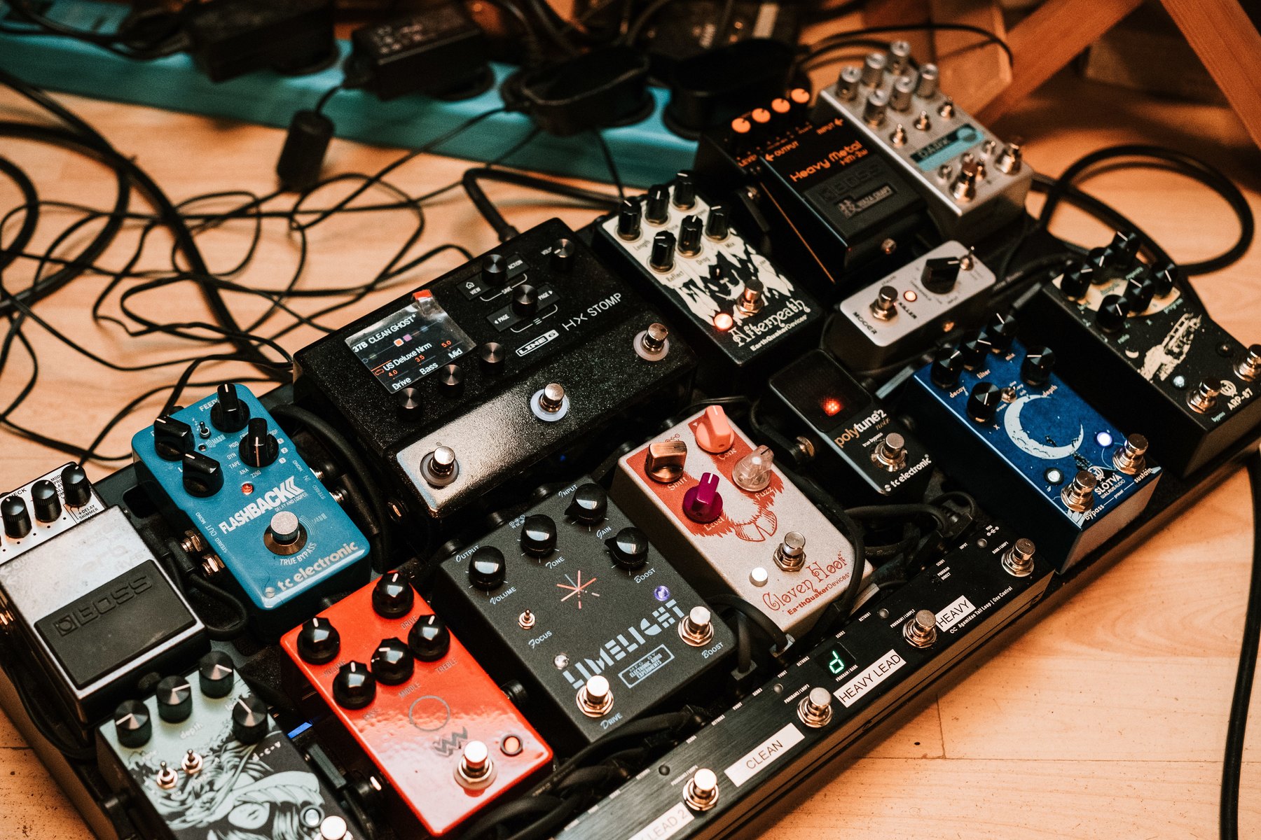 Metal Studio Setup by allspark featuring JHS Angry Charlie V3, Electronic Audio Experiments Limelight V2, and EarthQuaker Devices Cloven Hoof and 10 more pieces of gear