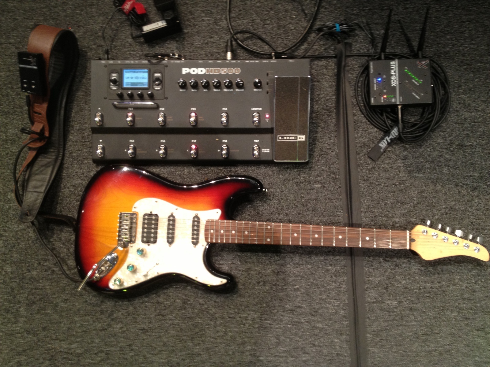 Music Gear Setup by bpguitarplayer featuring Line 6 POD HD500