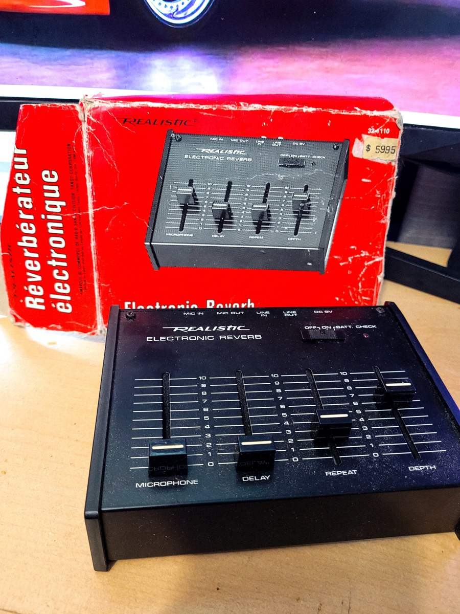 Music Gear Setup by gorillamac featuring Realistic Electronic Reverb 32-1110