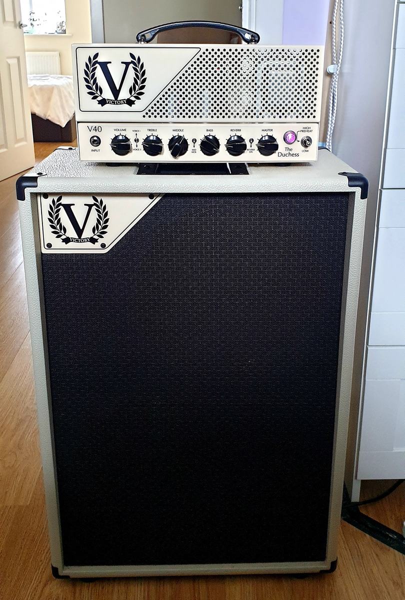 Amp Rig by neilltupman featuring Victory V40 Deluxe Head and Victory V212VCD 2x12 cabinet