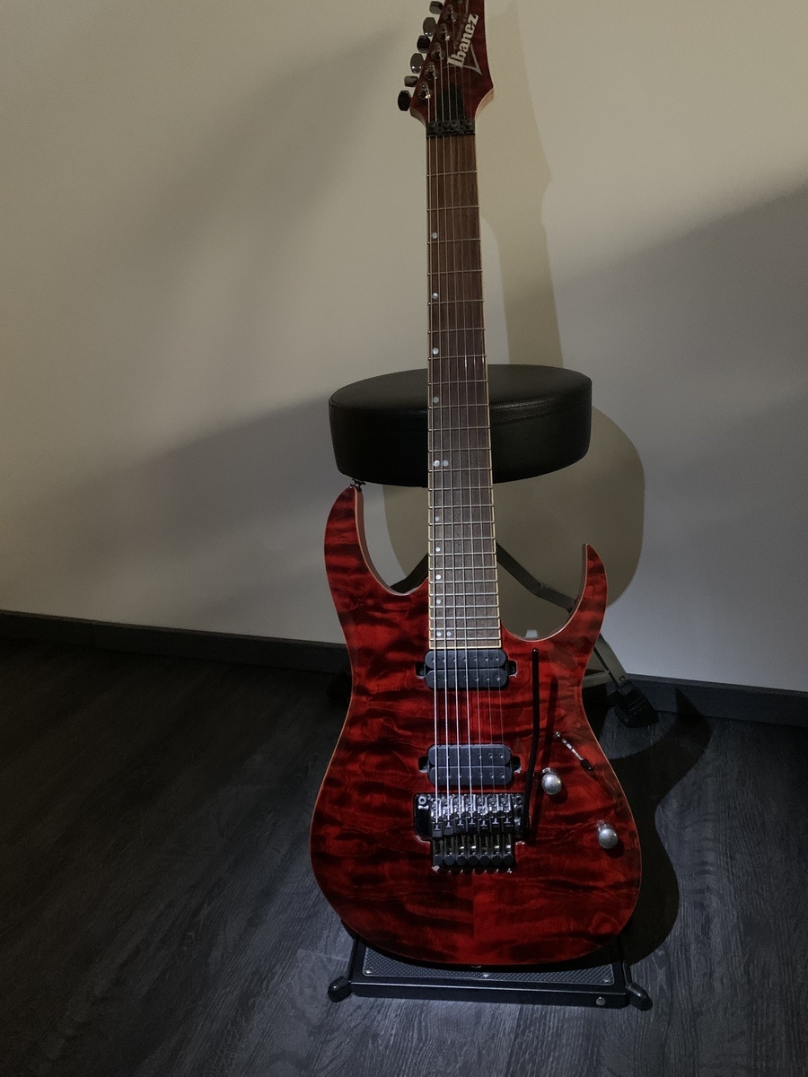 Music Gear Setup by pippo116 featuring Ibanez RG827QMZ