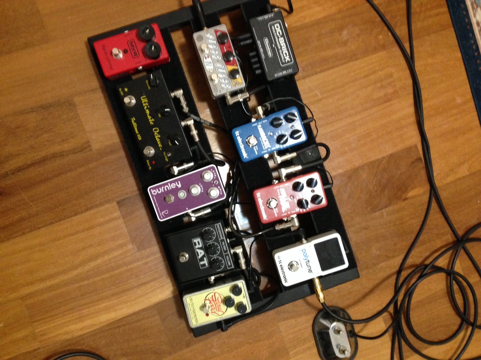 Metal Music Gear Setup by luisurso featuring Pro Co RAT 2, Dunlop DC-Brick Multi-Power Supply, and Fulltone Ultimate Octave and 3 more pieces of gear