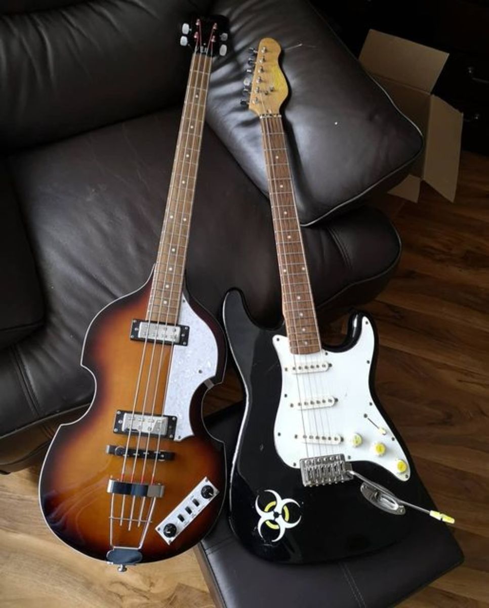 Höfner Music Gear Setup by dippypepsi123 featuring Höfner 500/1 Ignition and Encore E6 Electric Guitar