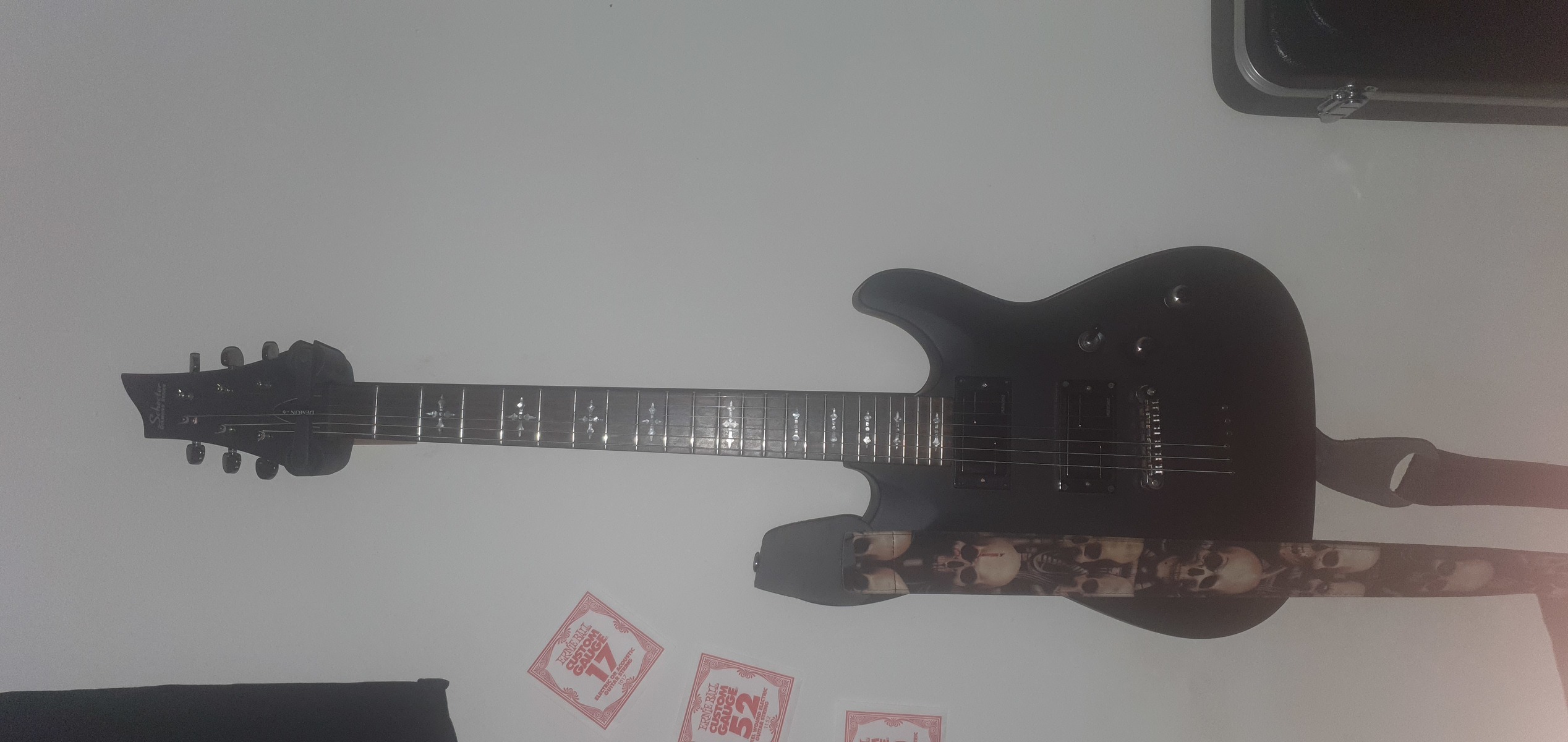 Music Gear Setup by divanislash_hammett featuring Schecter Demon-6