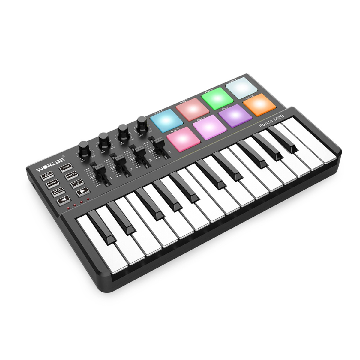 Studio Setup by itamar_tsabari featuring Worlde Panda Mini MIDI Keyboard