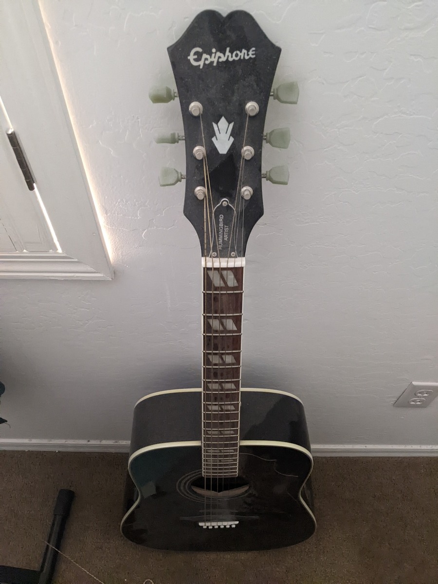 Music Gear Setup by deee featuring Epiphone Hummingbird Artist